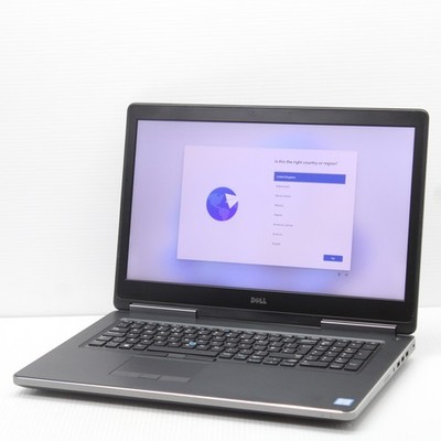 Dell Precision i7 Laptop 17 Zoll 7720 16GB RAM 256GB NVMe Intel 7700HQ Windows 11