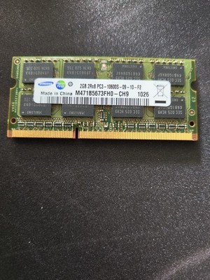 RAM Samsung 2GB 2Rx8 PC3 10600S 09 10 F2 M471B5673FH0 CH9 1026