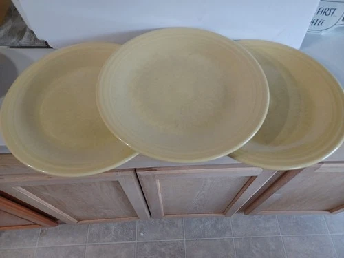 Yellow Fiesta Ware Plates