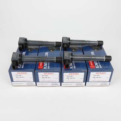 4PCS Denso 673-2301/30520-PNA-007 Ignition Coils For 02-06 Honda2.4LC1382 UF311