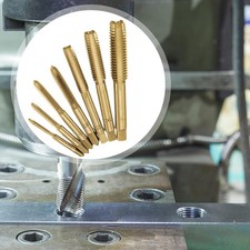 Professional Thread Machine Tap Set HSS Metric Screw Tap Tools Spiral Bits for