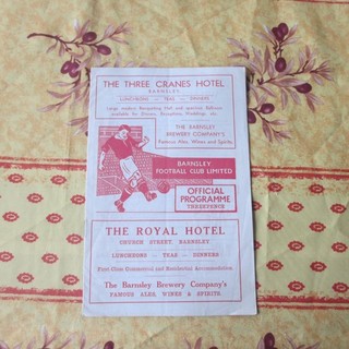 Barnsley v Leeds Div 2 1955/6