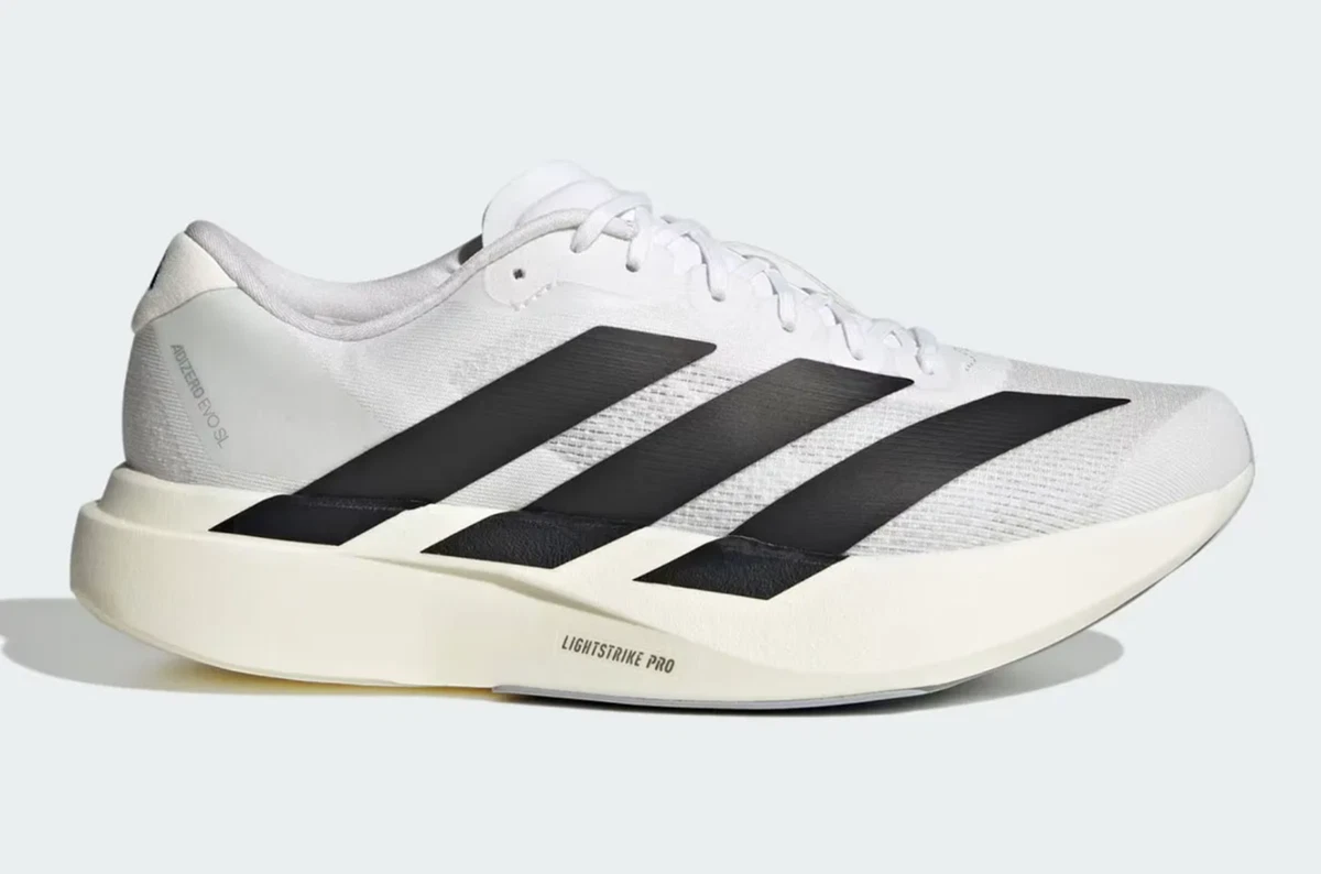 Adidas Adizero Evo SL White Black for sale | eBay