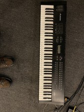 Alesis QS7 76-Key Keyboard Controller Black MIDI Synthesizer Professional