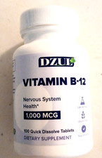 VITAMIN B-12 100 QUICK DISSOLVE TABLETS 1000MCG