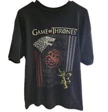 Game of Thrones HBO Licensed Graphic T-Shirt Stark Lannister Targaryen XL Tall