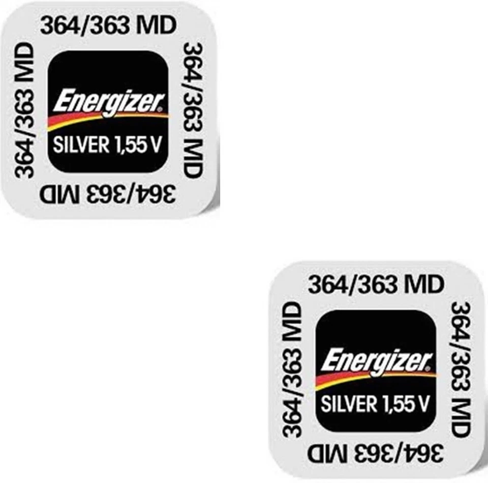 Energizer 364/363 Lot de deux piles 1.55V - Photo 1/1