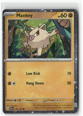 Mankey 106/193 Miscellaneous Cards & Products Holo Pokemon COSMOS HOLO NM