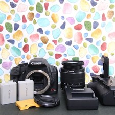 Canon KISS X3 Camera Body + Spare Battery & Grip Used