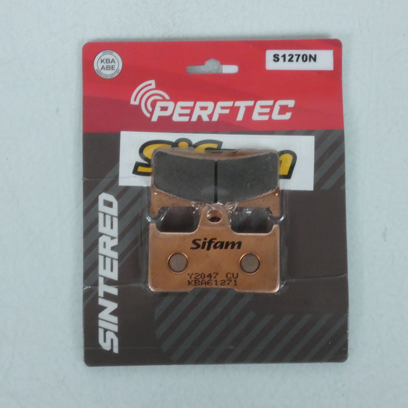 Plaquette de frein AR PERFTEC S1270N à haute friction pour quad CF Moto 500 Cforce