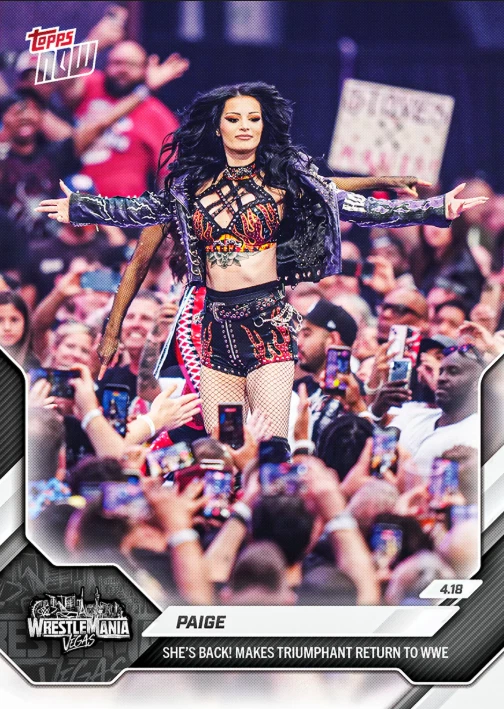 WWE PANINI PAIGE 25シリ　サイン　Tie-Dye　カード Paige Trading Cards for sale | eBay