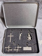 Badlands Rumble Trigun the Movie Metal Charm Set from japan rare Good Condition