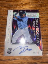 2015 Painin Prizm Purple Flash RC Auto Terrance Gore 44/99 Kansas City Royals