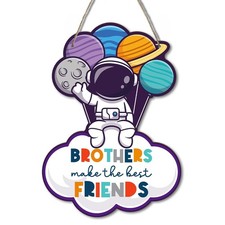 Space Decor for Boys Room Space Themed Bedroom Signs Spacing Astronaut Door S...