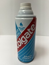 Vtg Colgate SKIN CONDITIONING Shave Cream 14.75oz Made in USA NEW OLD Stock PROP
