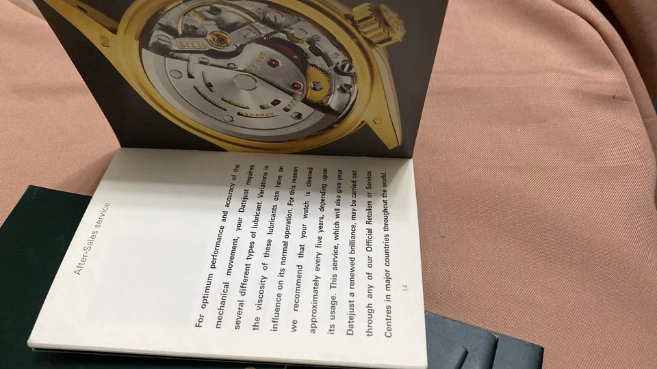 Booklet Libretto Rolex Datejust 2001 - Immagine 3 di 4