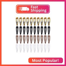 40pcs Hair Clips Set for Women  Girls, 2 Inch Non-Slip Metal Barrettes for Thic