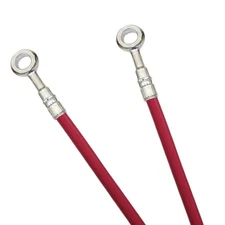 Pink Stainless Steel Front Brake Line Kit - 3 Lines GBrakes FK003D562-3-PNK