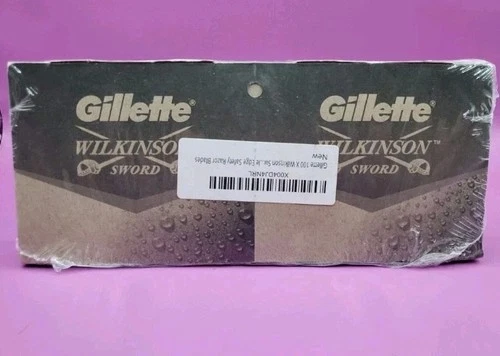 100 blades GILLETTE WILKINSON SWORD RAZOR BLADES Double Edge Safety Razor Blades