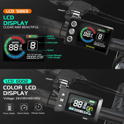 E-bike Three-Mode Sine Wave Controller 17A 26A 30A 36V/48V with LCD Display - Picture 4 of 42