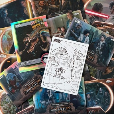 Star Wars Topps Chrome 2025 Pick Your Inserts Acolyte Skeleton Crew and more!