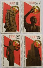 Briefmarken DDR 1975 "30.Jahrestag der Befreiung vom Faschismus" Postfrisch