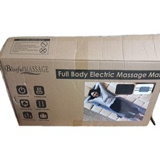 Full Body Electric Massage Mat Shiatsu Heated Back Massager Pad Cushion Mattress