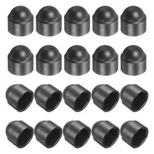 20 pieces for nut protection, hexagonal hood M18x26x32mm (black)