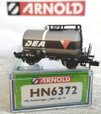 Spur N, ARNOLD HN6372, Kesselwagen m. Bühne, ''DEA'', Epoche IV, DB,  top in OVP.