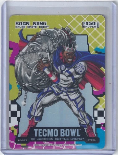Bo Jackson Battle Arena Tecmo Sack King Steel Bruce Smith RD563 80s Rad SP