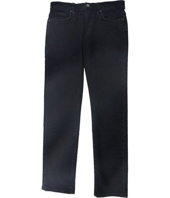DSTLD Mens Dark Wash Tapered Slim Jeans