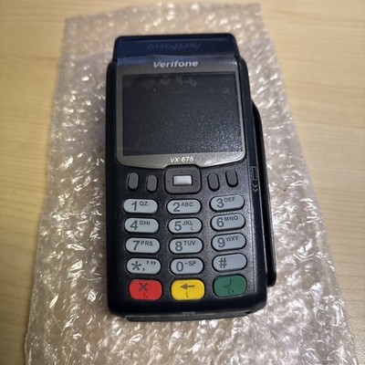 VeriFone VX675 3G Wireless Smart/Chip Card NFC Lab SC STD KPD 40MM CTLS
