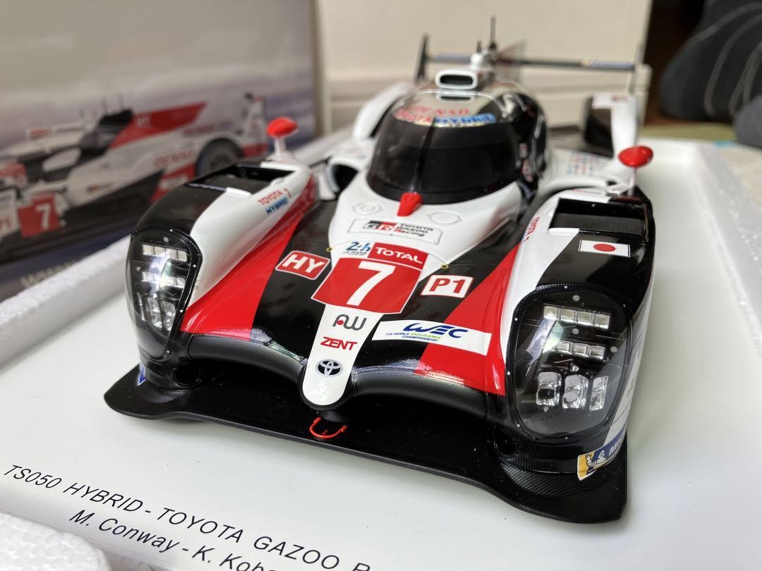 1/18スパーク Spark トヨタ TS050 ルマン 24H 2019 1/18 Spark Toyota TS050 Hybrid No.8 TOYOTA GAZOO Racing