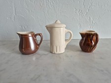 Lot 3 petits pots en céramique - tbe