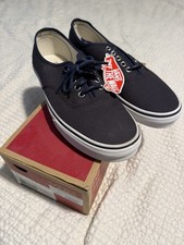VANS Authentic Surplus Low Top Canvas Lace Up Sneakers Dress Blues