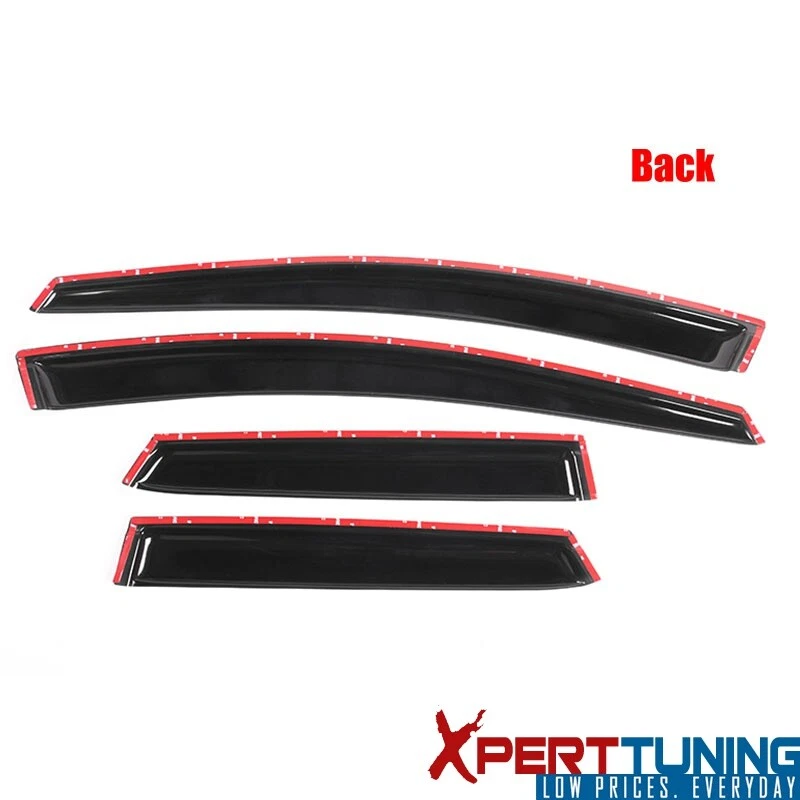 Fits 08-12 Mazda CX7 4DR 4PCS Window Visors Vent Sun Guard Deflector Acrylic Foto 4 de 4