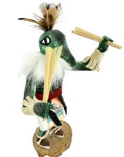 Signed Patung Squash Kachina Vintage Hopi Katsina Healing Agriculture Fetish 7"