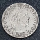 1912 S Barber Quarter 25c High Grade XF - AU Details #38752