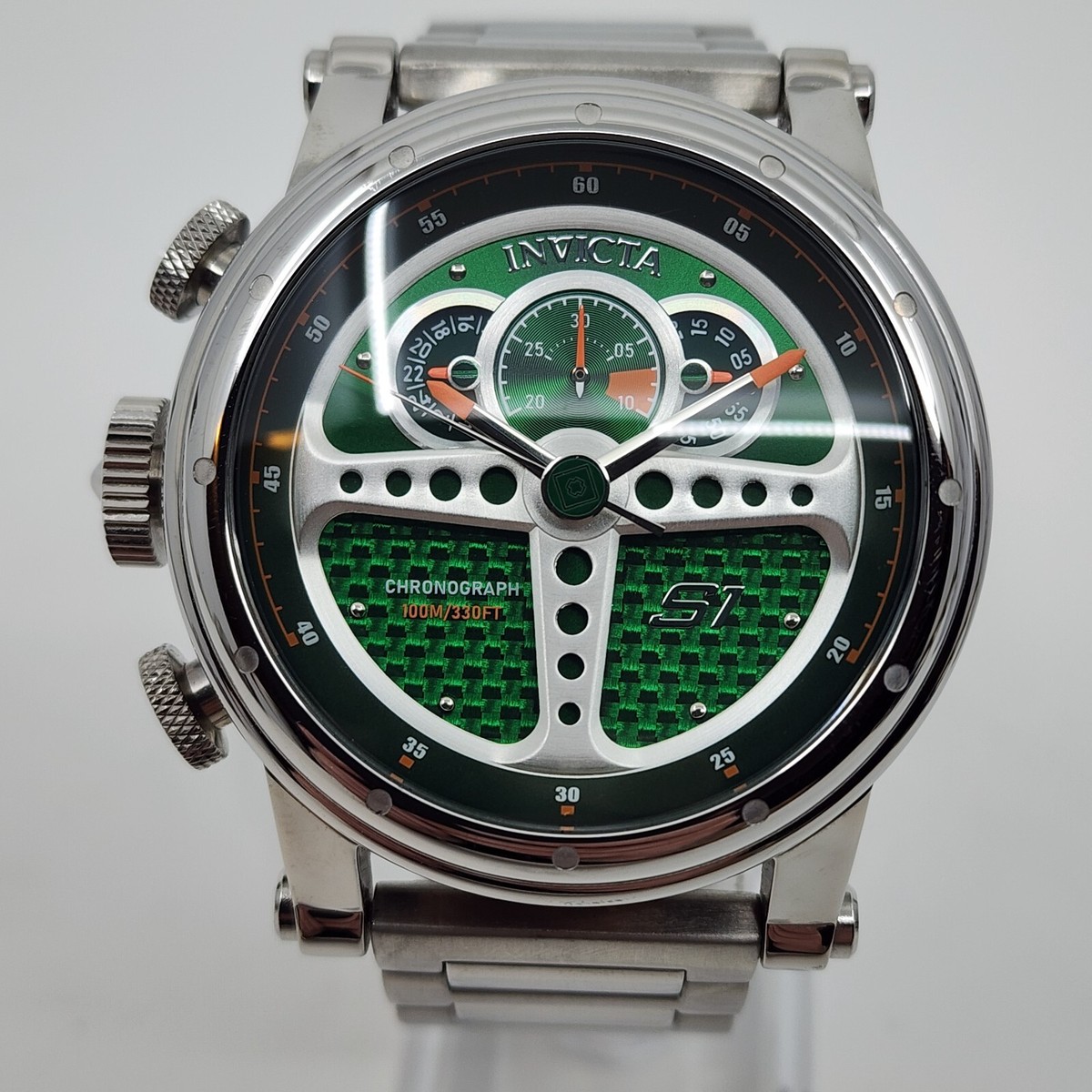 RARE Lefty Invicta S1 Rally Men Model 30577 Men's Watch Quartz