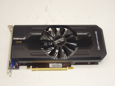 GAINWARD GeFORCE GTX 750 GS 2GB GDDR5 PCI-E GRAFIKKARTE DVI VGA HDMI #GK6060