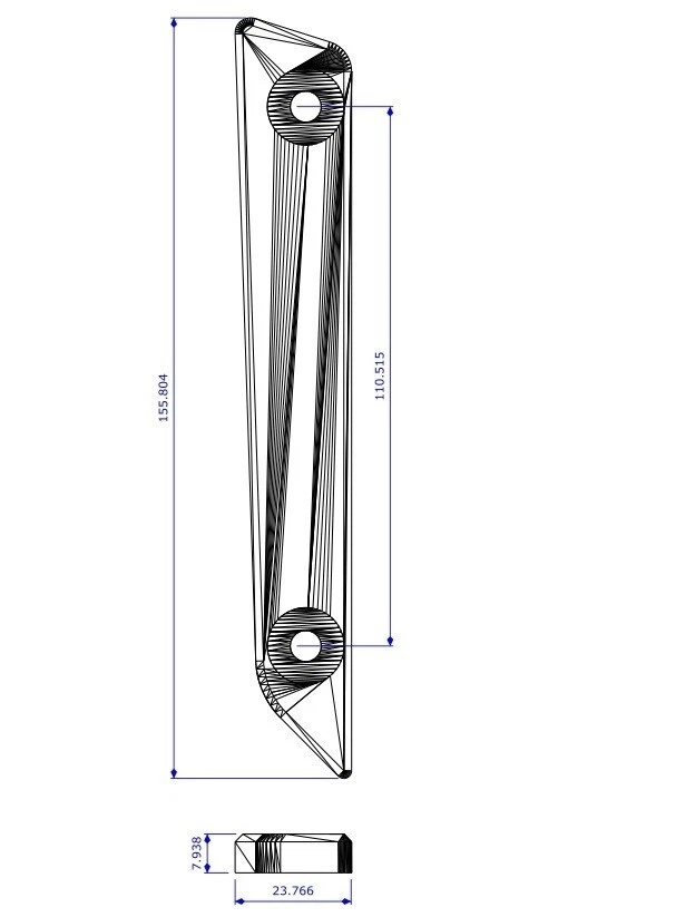 Naranja Espejo Bloque Off Placas Base Billet Hole Covers Cap para KTM RC 390 ... - Imagen 4 de 4