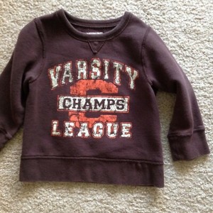 Childrens Place Brown Sweatshirt Size 3T Varsity Champ League 