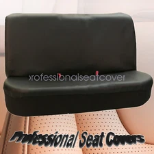 NEW For Chevy Dodge Ford Universal Full Size Bench Truck Seat Cover Black