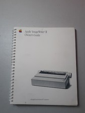 VINTAGE Apple ImageWriter II Printer Owner's Manual Spiralbound Book - Apple II