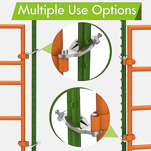 TPost Gate Hinge Pins Heavy Duty Hanger, Hang a gate from a silvery