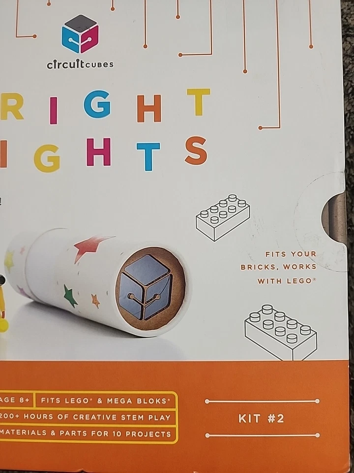 Cubos de circuito arte inteligente luces brillantes vástago aprendizaje juguete kit de construcción #2 sellado Foto 3 de 4