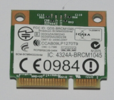 Carte WiFi Broadcom BCM94322HMP1A - Dual Band 802.11a/b/g/n, Testée