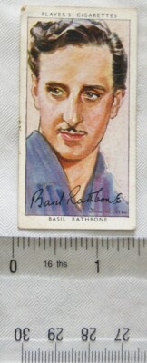 Players Film Stars Serie 3 Nr. 1938 40 Basil Rathbone