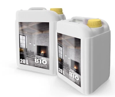 DTP-SOFT 40 Litri Bioetanolo Premium 100% per Biocamino | 2 x 20LT | Liquido
