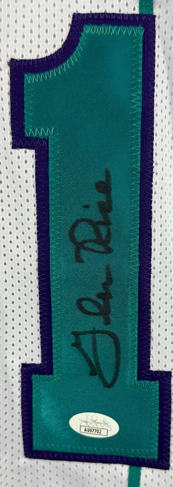 Camiseta firmada autografiada por Glen Rice NBA Los Angeles Lakers certificado de autenticidad JSA G-Money Foto 2 de 4